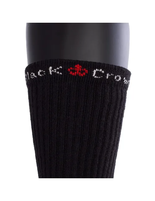 Pack 3 Calcetines Black Crown Altos Negros | Ofertas de pádel